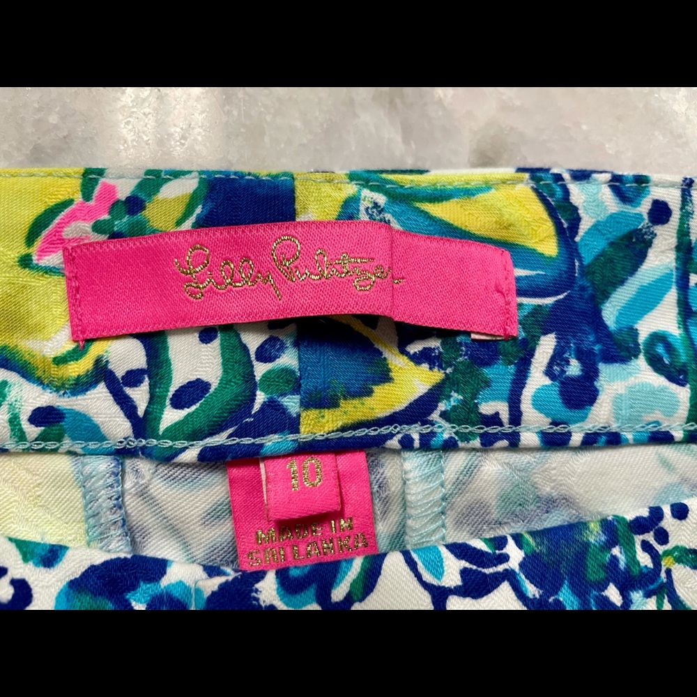 Lilly Pulitzer Size 10 Cropped Ankle Pants